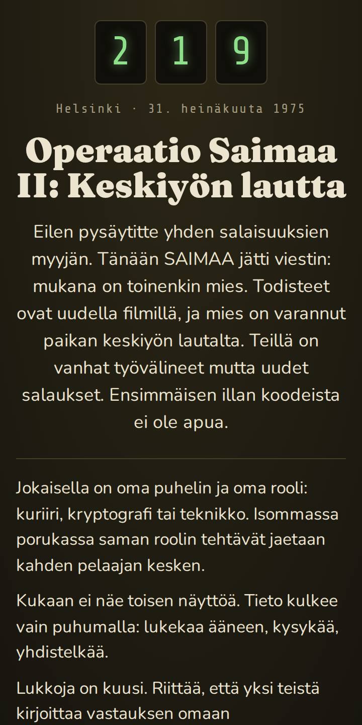 Aula: jokainen valitsee oman roolinsa